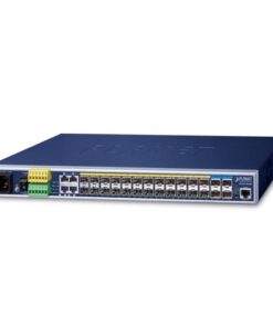 De Planet MGSW-28240F L3 14-poort 100/1G SFP met 4 gedeelde 10/100/1000T + 10-poort 1G2.5G SFP + 4-poort 10G SFP+ Metro Ethernet Switch is bij shop4power leverbaar - dè webshop voor Planet producten van de Benelux