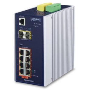 De IGS-10020HPT Industriële 8-poort 10/100/1000T PoE + 2-poort 1G/2.5G Managed switch is uit voorraad leverbaar bij shop4power.nl