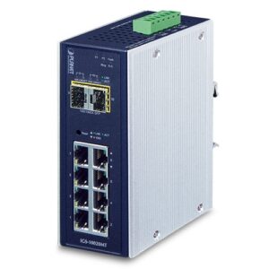 De Planet IGS-10020MT industriële switch is uit voorraad leverbaar bij shop4power, dè importeur van de Benelux