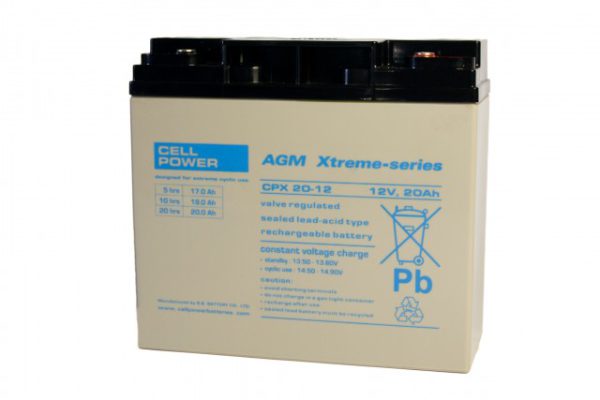 CPX20-12 accu EXTREME 12V/20 Ah van shop4power