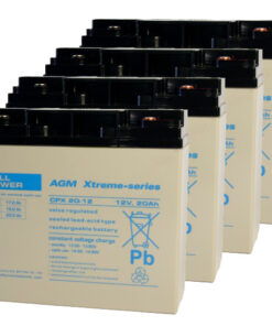 Cyclische accu 20Ah van Shop4power