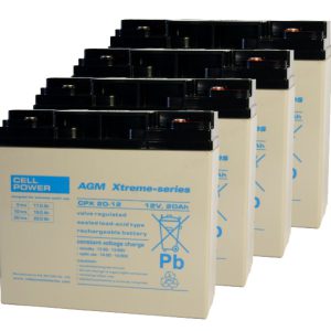 Ebretti 518 accu 4 stuks 33Ah (20h) – EX – Shop4power.nl