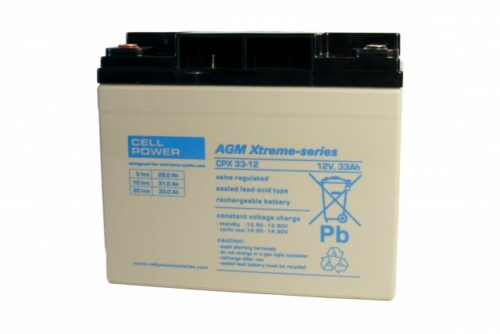 Extreem Cyclische accu 33Ah van shop4power 5 stuks