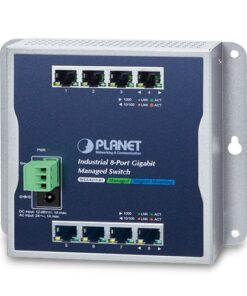 De WGS-4215-8T Flat type industrial 8 poort Gigabit switch is uit voorraad leverbaar bij shop4power, dé Planet importeur