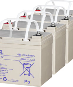 Scooter Lood-GEL batterijen 12 volt 33 Ah set van 4 is uit voorraad leverbaar bij shop4power