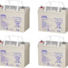 Cyclische GEL accu 4 stuks 33Ah van shop4power