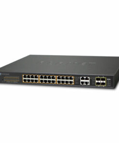 Planet GS-4210-24UP4C Netwerk POE switch bij shop4power