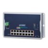De industriële 16 poort 10/100/1000T 802.3at POE met 2 poort 100/1000X SFP wandmontage managed switch is uit voorraad leverbaar bij shop4power.nl