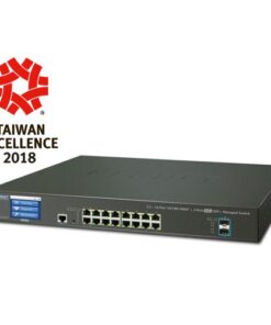 Planet GS-5220-16T2XV 16port Gb + 2 port 10Gb SFP+ managed Switch with LCD Touch Screen