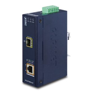 De Planet IGUP-805AT Industriële 95Watt Power over Ethernet Media Converter uit voorraad geleverd bij shop4power