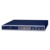 De Planet FGSW-1816HPS 16 poort 10/100TX POE+ High Power managed POE switch met 2 poort combo Gigabit TP/SFP, uit voorraad leverbaar bij shop4power.nl