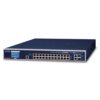 De Nieuwe GS-6320-24UP2T2XV L3 24-poort 10/100/1000T Ultra PoE managed switch met 2poort 10G en 2poort 10G SFP en Touch screen bij uit voorraad leverbaar bij shop4power