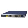 De IGS-6325-24P4S Layer 3 High POE industriële switch met 4 gedeelde SFP poorten.