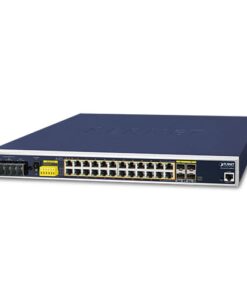 De IGS-6325-24P4S Layer 3 High POE industriële switch met 4 gedeelde SFP poorten.