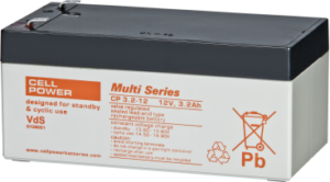 De Cellpower CP3..2-12 3.2 Ah standaard batterij is uit voorraad leverbaar bui Shop4power