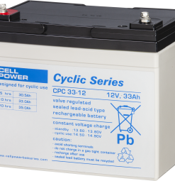 Cyclische batterij 12 Volt 33 Ah CPC33-12 uit voorraad leverbaar bij shop4power