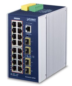 The Planet IGS-6325-16P4S L3 Industrial 16-9ort 10/100/1000T 802.3at PoE+ 4-port 1G/2.5G SFP Managed Ethernet Switch is in stock at shop4power.nl