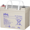 Set van twee blokken 33Ah GEL batterij