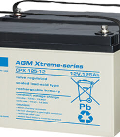 Set Scootmobiel accu 2 x CPX125-12 zeer geschikt voor toepassingen in de scootmobiel. De set is uit voorraad leverbaar via shop4power.nl