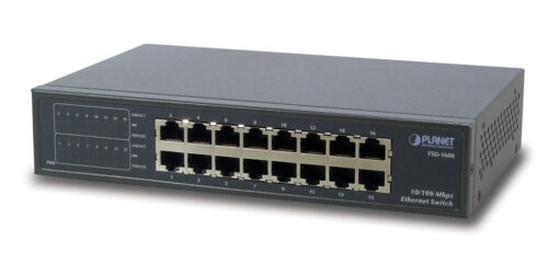 FSD-1600 - 10/100Mbps netwerkswitch 16-poort uit voorraad leverbaar bij shop4power