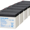 Cyclische accu set van 6 blokken 12 Volt 12 Ah CPC12-12 uit voorraad leverbaar bij shop4power.nl