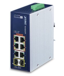 De Planet IGS-824UTP 4 poort POE + 2 poort T en 2 poort SFP industriële switch met Ultra POE is uit voorraad leverbaar bij shop4power
