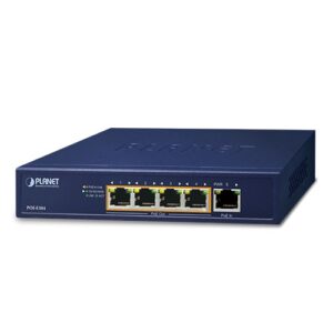 De Planet PoE-E304 1-poort naar 4-poort Gigabit 802.3af/at Extender voor de extra 100 meter is uit voorraad leverbaar bij shop4power