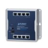 De WGS-810 8-poort industiële 10/100/1000T flat type switch met LAN Extender (250mtr) functie.