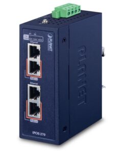 De Planet IPOE-270-12 2-poort industriële GB UltraPower injector HUB is uit voorraad leverbaar bij shop4power.nl