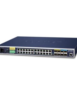 De Planet Industriële L3 20 poort 10/100/1000T + 4 poort Gb TP/SFP + 4 poort 10Gb SFP+ Managed Switch is uit voorraad leverbaar bij shop4power.nl