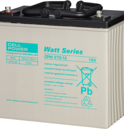 Intercel CPW270-12 High Rate batterij met 3 jaar garantie, is uit voorraad leverbaar bij shop4power, de Intercel - Cellpower webshop
