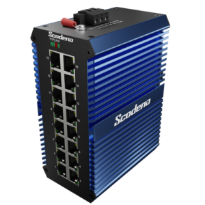 De Scodeno XPTN-9000-85-16GP-VX industriële Managed Din-rail Switch met 16 poorten 10/100/1000BASE-T IEEE802.3af en at Power over Ethernet is EXCLUSIEF voor de Benelux uit voorraad leverbaar bij shop4power.nl