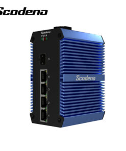 De Scodeno XPTN-9000-65-1GX4GP-X industriële Din-rail Switch met 4 poorten 10/100/1000BASE-T IEEE802.3af en at Power over Ethernet en 1 poort 1000BASE-X SFP is EXCLUSIEF voor de Benelux uit voorraad leverbaar bij shop4power.nl