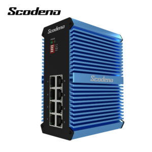 De Scodeno XPTN-9000-85-8GP-VX industriële Managed Din-rail Switch met 8 poorten 10/100/1000BASE-T IEEE802.3af en at Power over Ethernet is EXCLUSIEF voor de Benelux uit voorraad leverbaar bij shop4power.nl