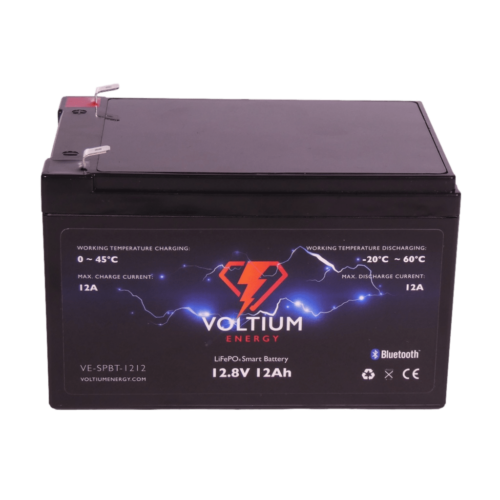 De Voltium LiFePo4 12V 9Ah batterij heeft een extreem lange levensduur en is zeer licht, uit voorraad verkrijgbaar bij shop4power