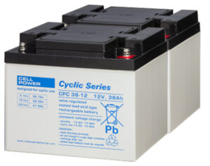 Scootmobiel - 2 x Cellpower CPC38-12