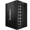 Bij de Exclusief distributeur in de Benelux verkrijgbaar is de Scodeno industriële Managed Din-Rail switch met 2 poort 1000X SFP en 16 poort 10/100/1000T High Power PoE uit voorraad leverbaar bij Shop4power.nl