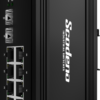Bij de Exclusief distributeur in de Benelux verkrijgbaar is de Scodeno industriële Managed Din-Rail switch met 2 poort 1000X SFP en 8 poort 10/100/1000T High Power PoE uit voorraad leverbaar bij Shop4power.nl