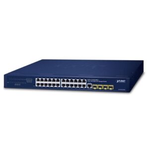 The Planet GS-4210-24T4S 24-port managed switch