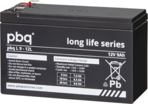 De PBQ L9-12L longlife AGM Lood-zuur accu bij Shop4power.nl