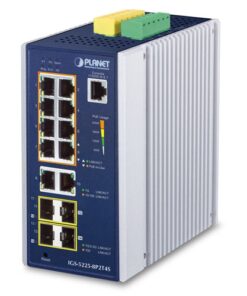 De Managed Planet IGS-5225-8P2T4S Industrial PoE switch