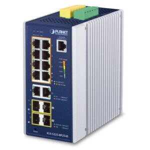 De Managed Planet IGS-5225-8P2T4S Industrial PoE switch