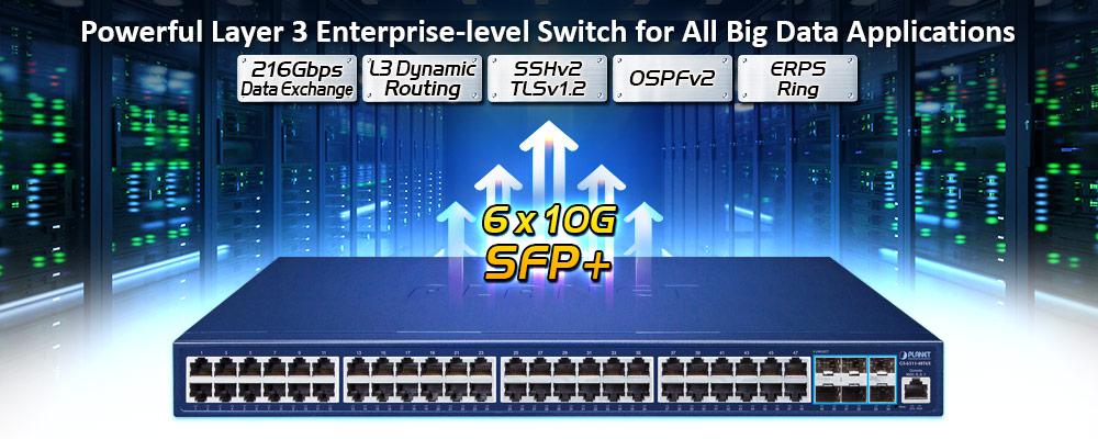 Planet GS-6311-48T6X Enterprise Layer 3 switch