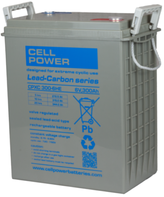 Cellpower CPXC300-6HE Lood-carbon cyclische accu