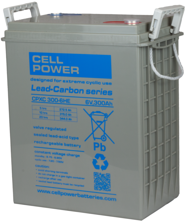 Cellpower CPXC300-6HE Lood-carbon cyclische accu